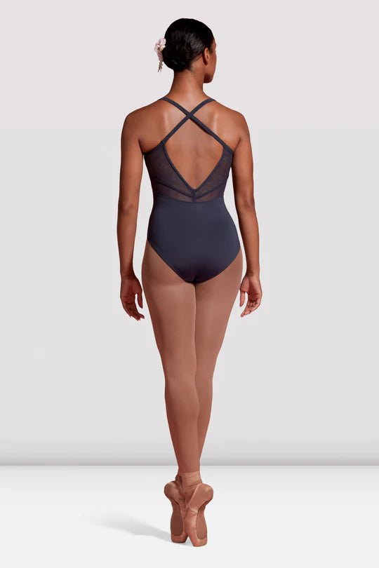 MIRELLA M2177LM SEVILLE SPLICED MESH CROSS BACK LEOTARD - Fanci Footworks