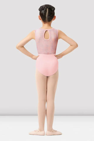 MIRELLA M486C PAISLEY MESH BACK LEOTARD - Fanci Footworks