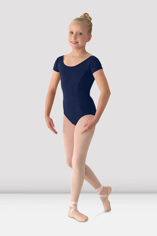 MIRELLA M515C CLASSIC SHORT SLEEVE LEOTARD - Fanci Footworks