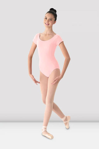 MIRELLA M515L CLASSIC SHORT SLEEVE PRINCESS SEAM LEOTARD - Fanci Footworks