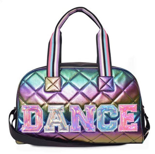 OMG SDB253 DANCE QUILTED IRIDESCENT LARGE DUFFLE BAG - Fanci Footworks