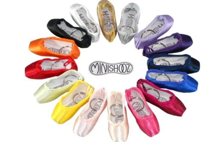 PILLOWS FOR POINTE MINI SHOOZ KEYCHAIN - Fanci Footworks