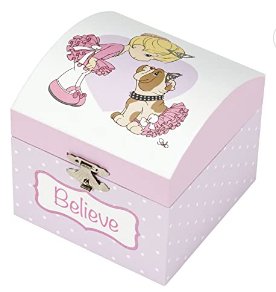 PRECIOUS MOMENTS BALLERINA MUSICAL JEWLERY BOX - Fanci Footworks