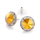 RHINESTONES UNLIMITED 15MM EARRINGS - Fanci Footworks