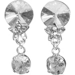 RHINESTONES UNLIMITED RIVOLI DANGLE EARRINGS - Fanci Footworks