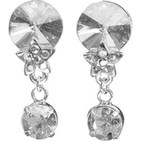 RHINESTONES UNLIMITED RIVOLI DANGLE EARRINGS - Fanci Footworks