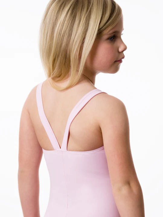 SUFFOLK 2160C THICK STRAP LEOTARD W LACE - Fanci Footworks