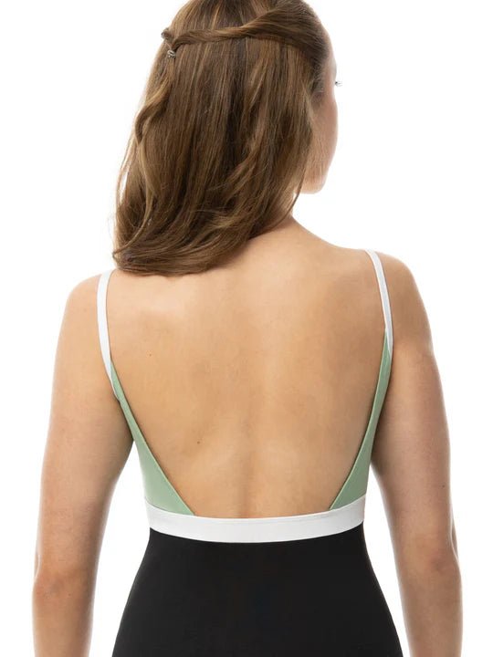 SUFFOLK 2542A CHROMATIC V FRONT CAMISOLE LEOTARD - Fanci Footworks