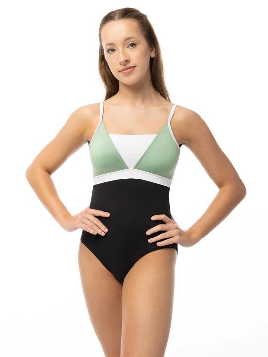 SUFFOLK 2542A CHROMATIC V FRONT CAMISOLE LEOTARD - Fanci Footworks