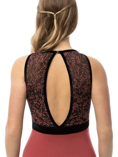 SUFFOLK 2565A DARLING EMPIRE JEWEL NECK LEOTARD - Fanci Footworks