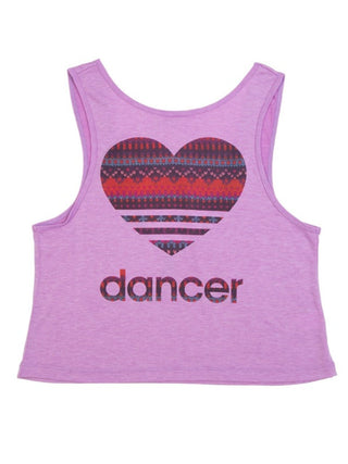 SUGAR AND BRUNO D8359 HEART DANCER LOWBACK TANK - Fanci Footworks