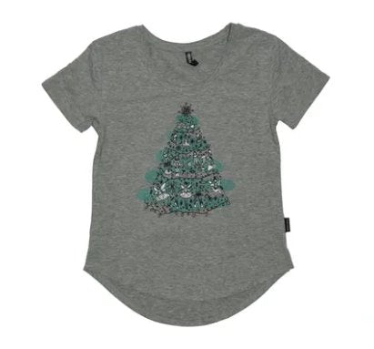 SUGAR AND BRUNO D9743 DOODLE TREE EPIC TEE - Fanci Footworks