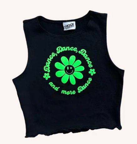 TRENDY TRENDS 892 HAPPY FLOWER TANK - Fanci Footworks
